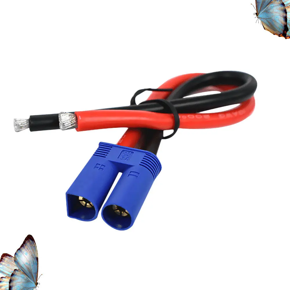 

1Pcs Male Plug Cable 0.2m Insulated Waterproof Car Emergency Start Adapter Wire Male Plug Cable