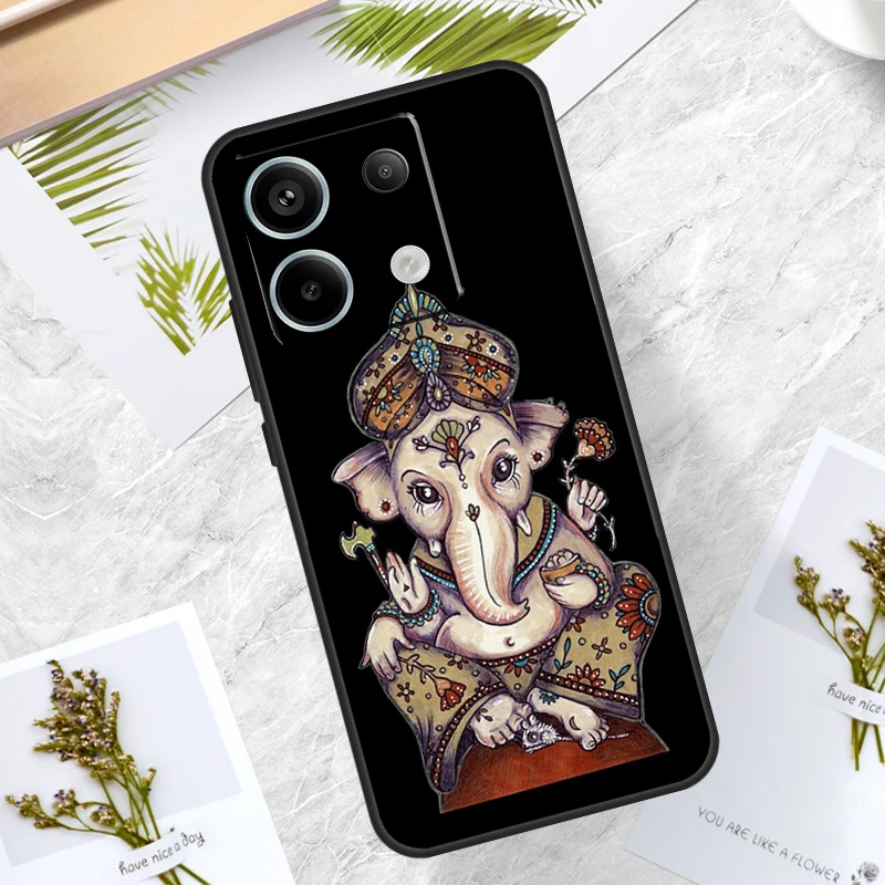 Ganesha The Hindu Case For Xiaomi Redmi Note 13 11 8 9 10 12 Pro 12S 11S 10S 9S Redmi 13C 9C 10C 12C Funda