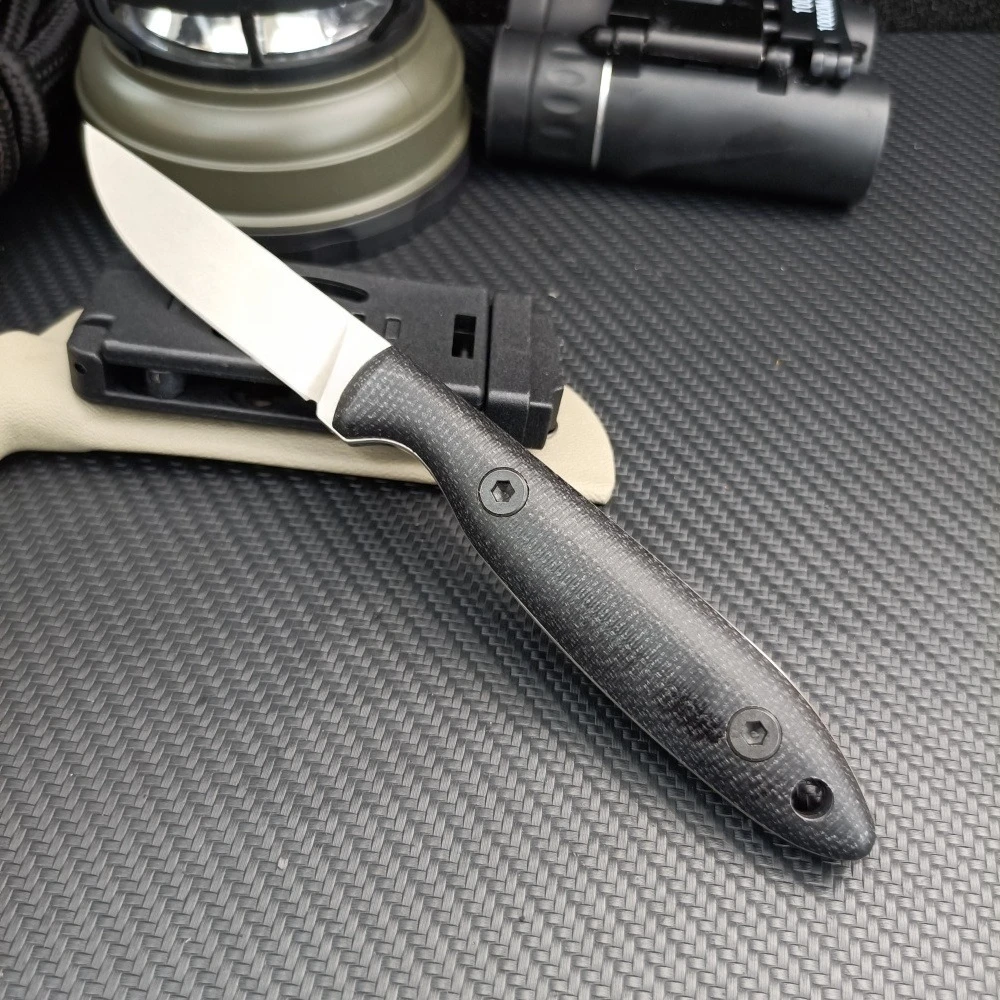 المحمولة عالية الصلابة خفيفة الوزن المحمولة مستقيم سكين البرية الصيد الغابة استكشاف المشي لمسافات طويلة أداة EDC متعددة الوظائف #1