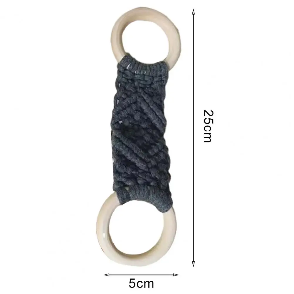 Crochet Towel Ring Decorative Kitchen Towel Hanger with Smooth Surface for Easy Hanging Crochet Dish Towel Holder for Stylish