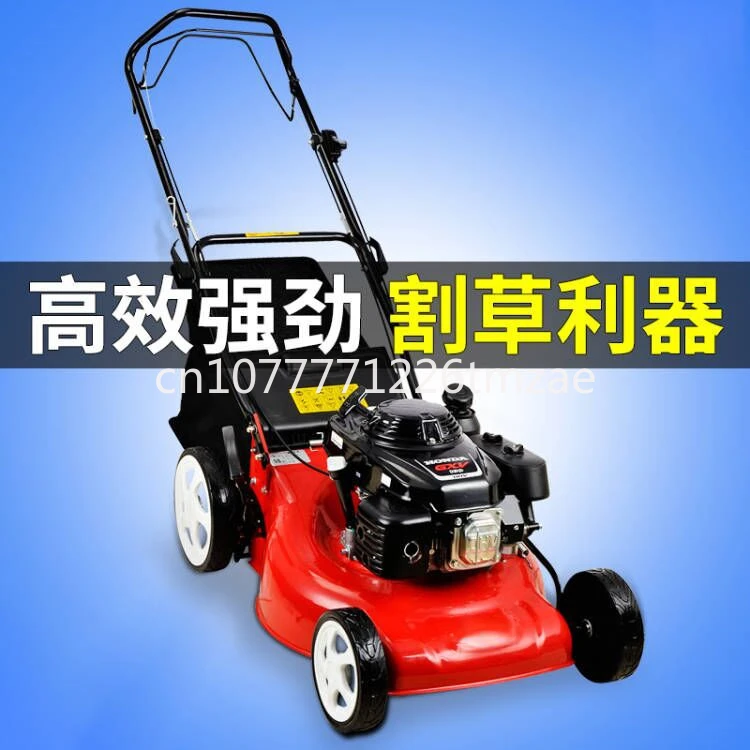 Gasoline Lawn Mower Four-Stroke 20-Inch Hand Push Self-Propelled Mower Weeding Machine Mower