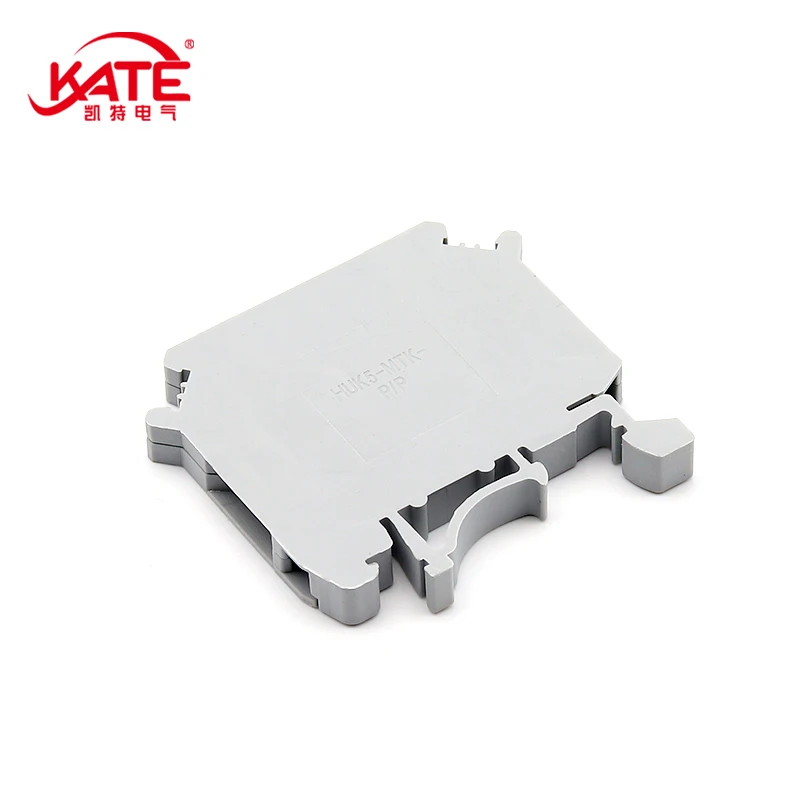 10PCS UK5-MTK-P/P 4mm² DIN Rail Terminal Block Switch Type Screw Knife Switch Disconnecting Terminal Euro Wiring