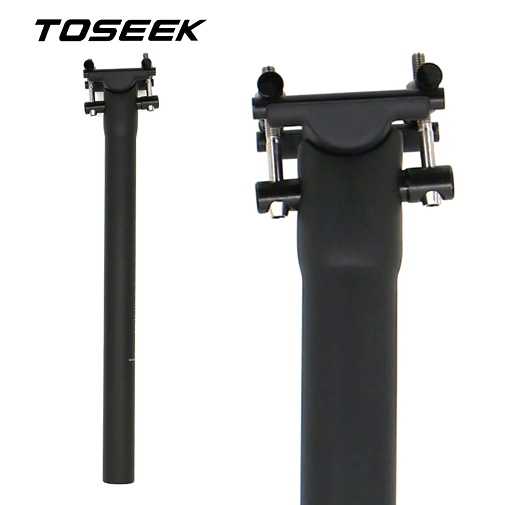 

T800 подседельный штырь из углеродного волокна, подседельный штырь для шоссейного/горного велосипеда, подседельная трубка 27,2/30,8/31,6*350/400 мм, титановый винт