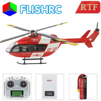 FL450 V5 FLISHRC EC145 450 Size Scale Helicopter 6CH RC GPS with L7 Flight Control  RTF Helicopter Hobby,Outdoor Fun