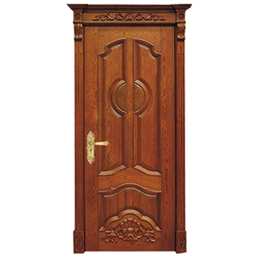 Factory Supplier Timber Firerated Door Price Bangladesh Modern Solid Wood Doors Interior Designs