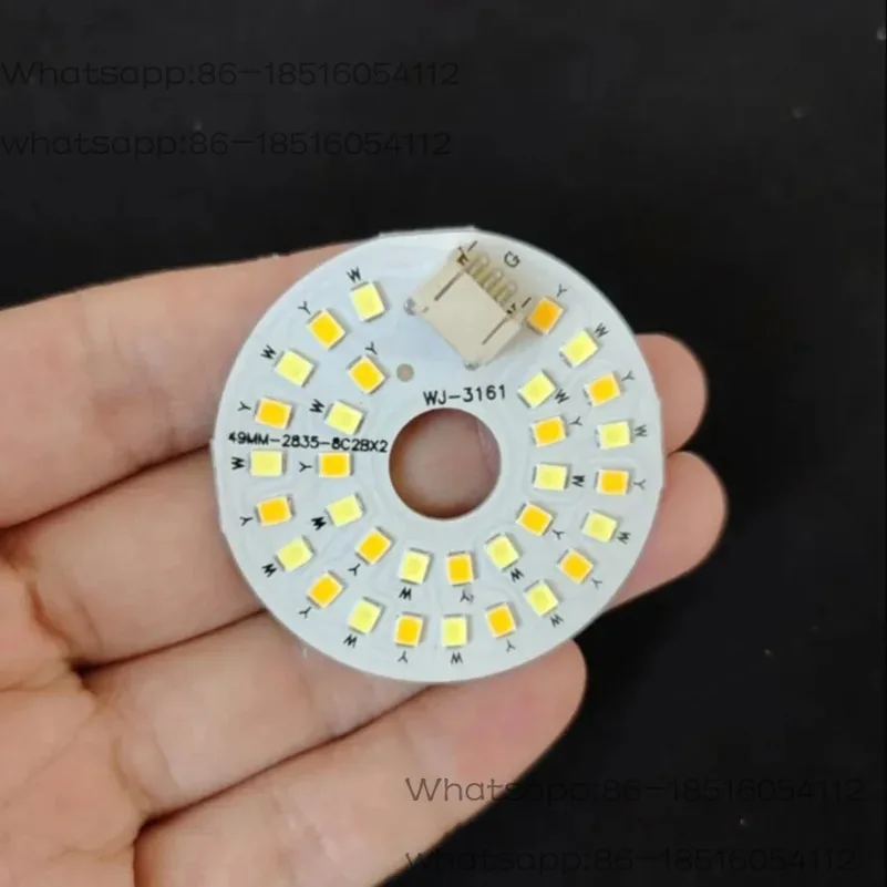 

2Pcs Three Color LED Lamp 49mm Low Pressure 24V8 String Three Wire Lamp Board