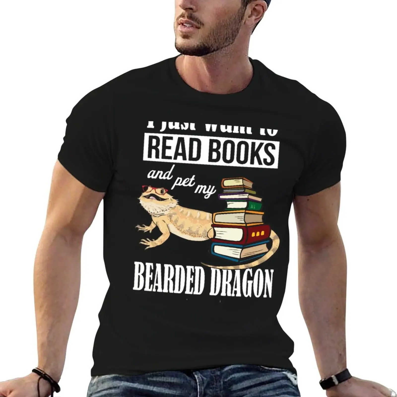 

Bearded cotton tshirt man t Dragon T-Shirt shirts cotton 100% pack t shirt graphic