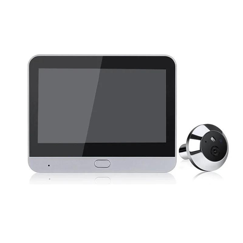 Tuya Peephole กล้องโทรศัพท์มือถือการตรวจสอบระยะไกล Wifi HD Video Doorbell ไร้สาย Intercom วิดีโอ