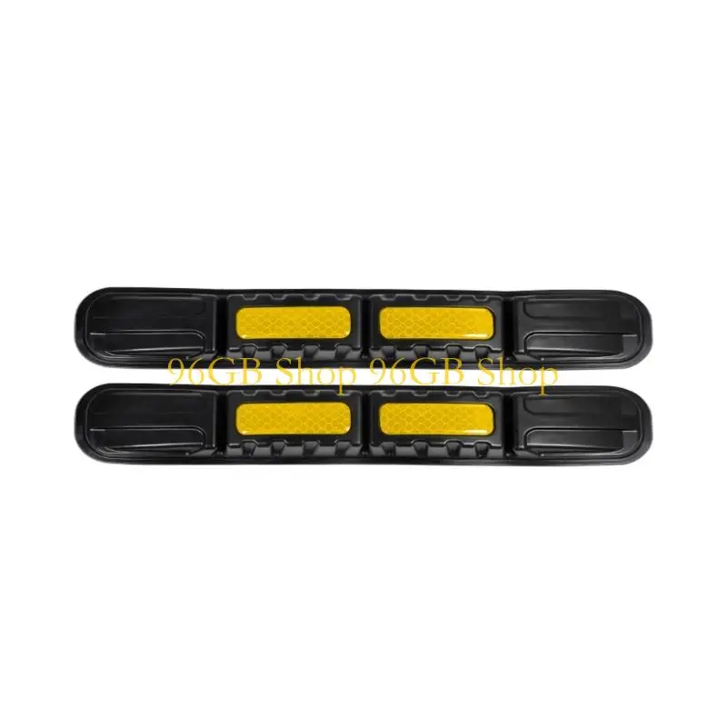 96GB Pair Reflective Vehicle Bumper Guard Strips High Strength TPU Anti Scratch Tape
