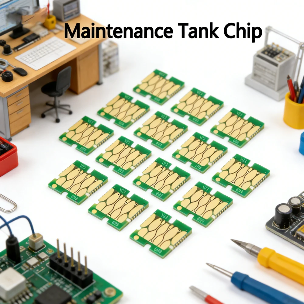 T6193 T619300 Maintenance Tank Chips For Epson T3200 T5200 T7200 T3270 T5270 T7270 F6000 F6070 P10000 Waste Ink Tank