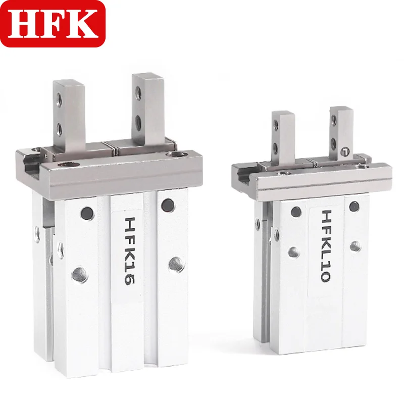 

HFK Pneumatic Finger Cylinder HFK10/16/20/25/32/40 Air Mechanical Gripper Double Acting