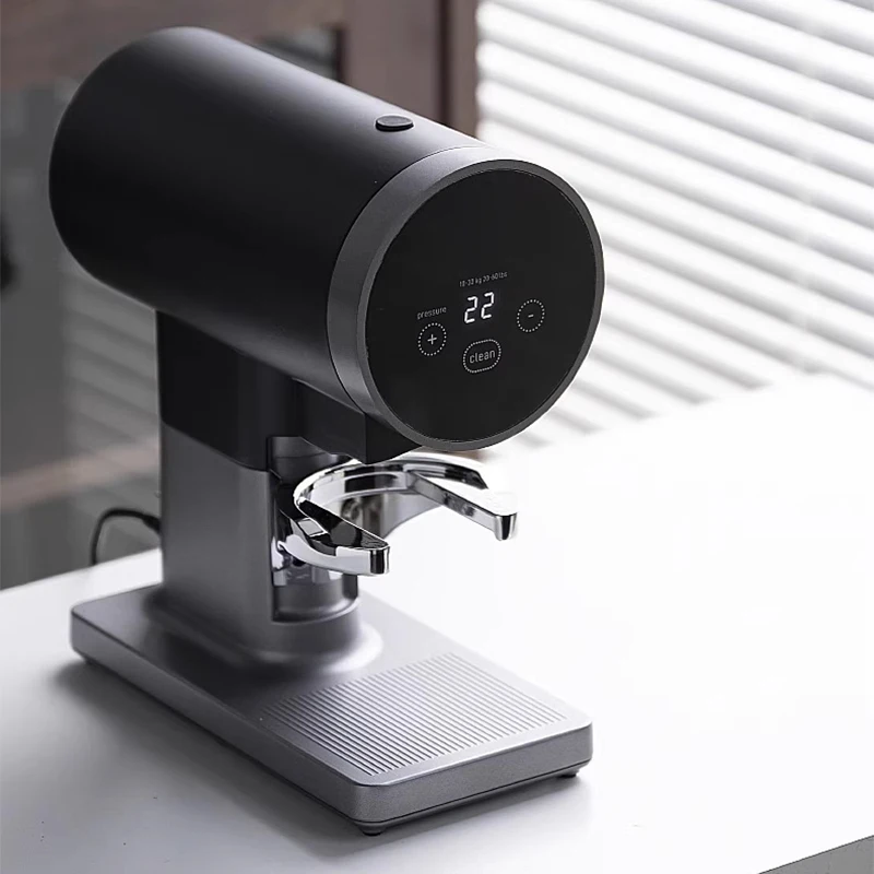 Pressino per caffè elettrico automatico pressino da 58 mm Martello per polvere di caffè commerciale Pressa piatta in acciaio inossidabile Pressa per polvere elettrica