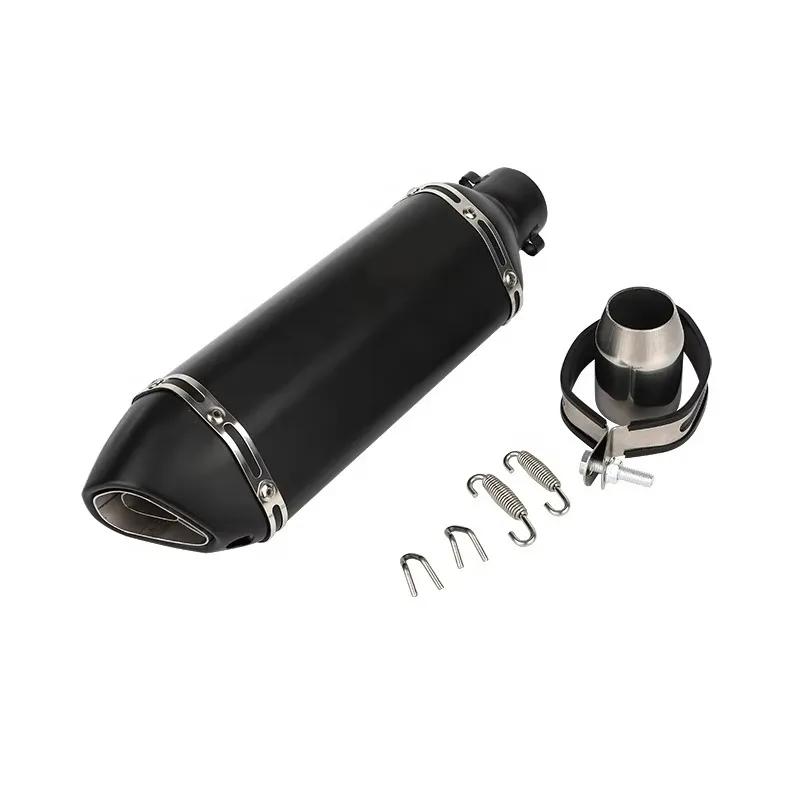 

SXLL Factory imported 51mm stainless steel black general motorcycle exhaust pipe muffler with DB