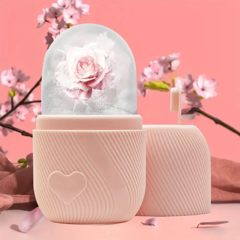 ترقية أسطوانة الثلج سيليكون للوجه الجمال أدوات العناية بالبشرة شد الوجه قالب الثلج قابلة لإعادة الاستخدام آيس كيوب صواني العينين والرقبة