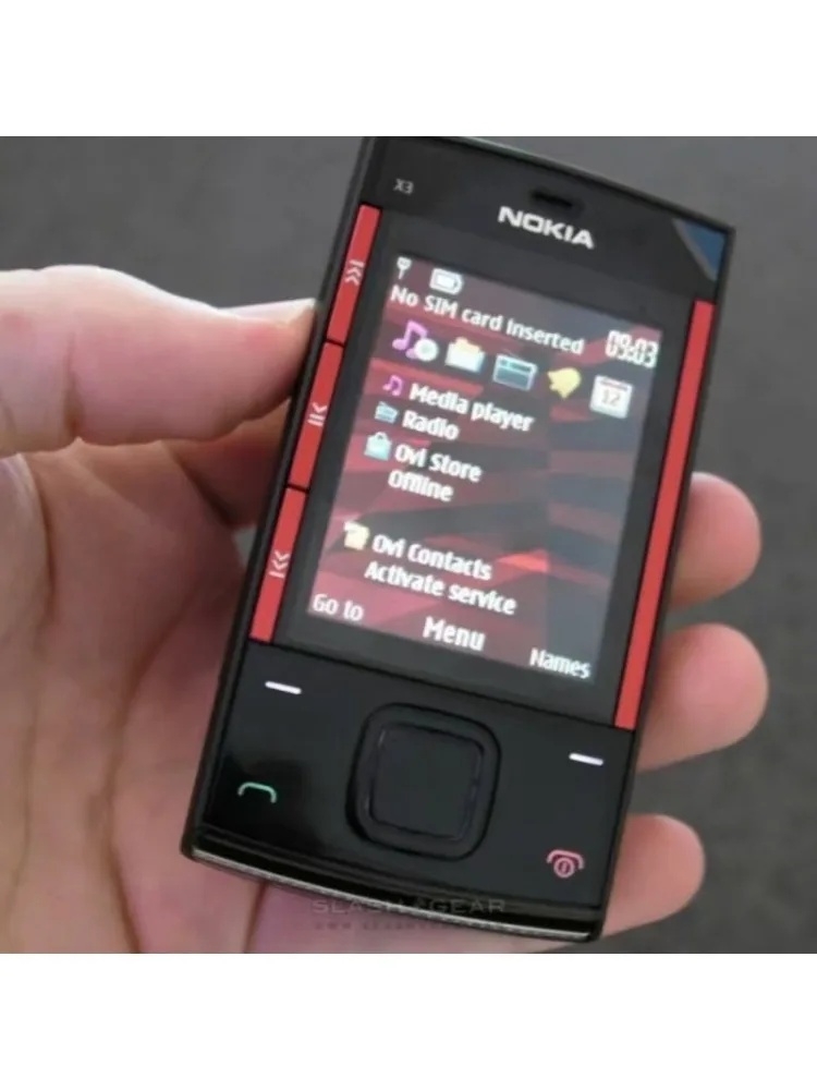 هاتف المفاتيح الكلاسيكي المنزلق Nokia X3-00 هو هدية ممتازة
