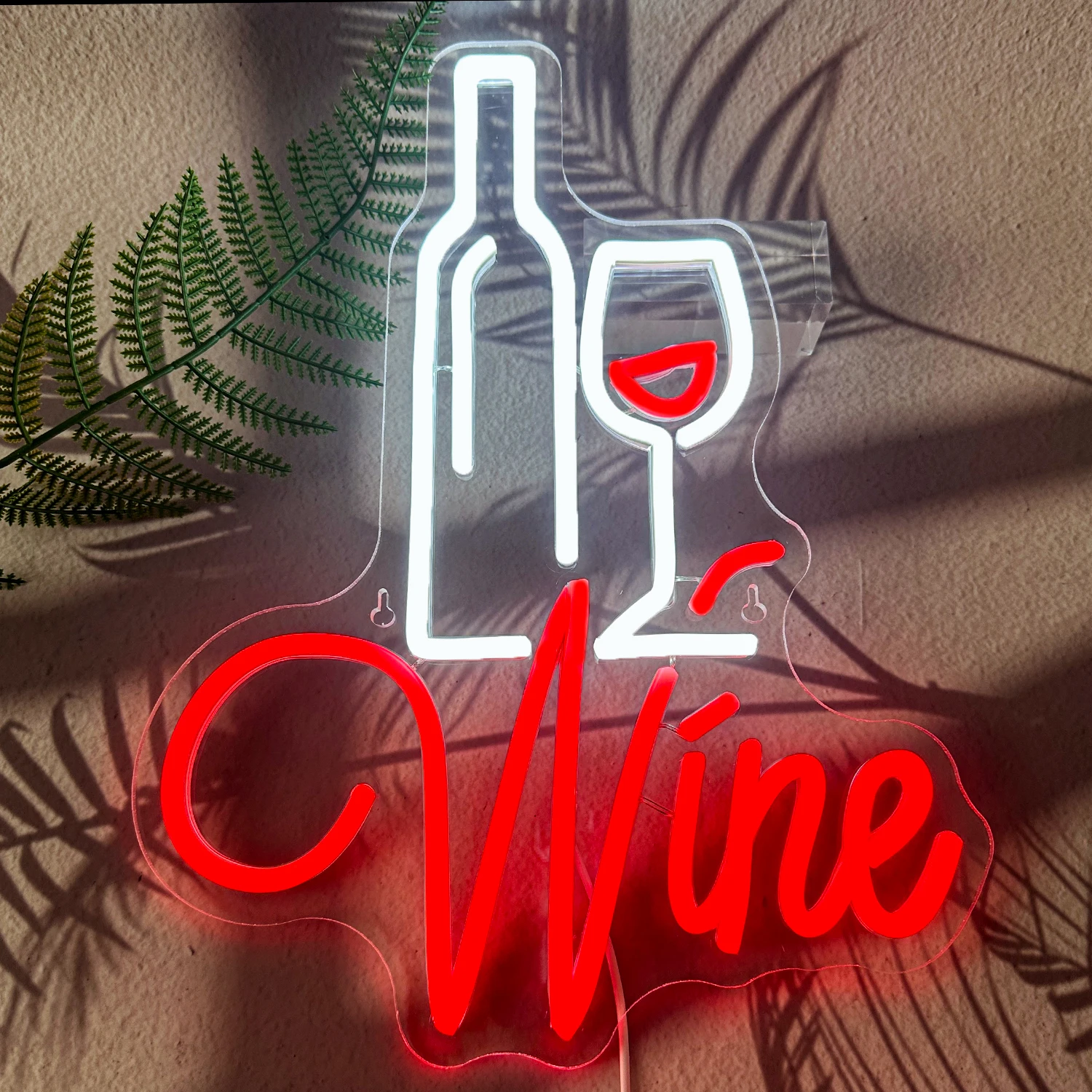 Wine glass Neon sign LED sig Wine neon Light lettering kitchen restaurant pub home club shop glowing sign Party Wall decoration