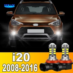 2pcs LED Front Fog Light Bulb Accessories For Hyundai i20 2008 2009 2010 2011 2012 2013 2014 2015 2016