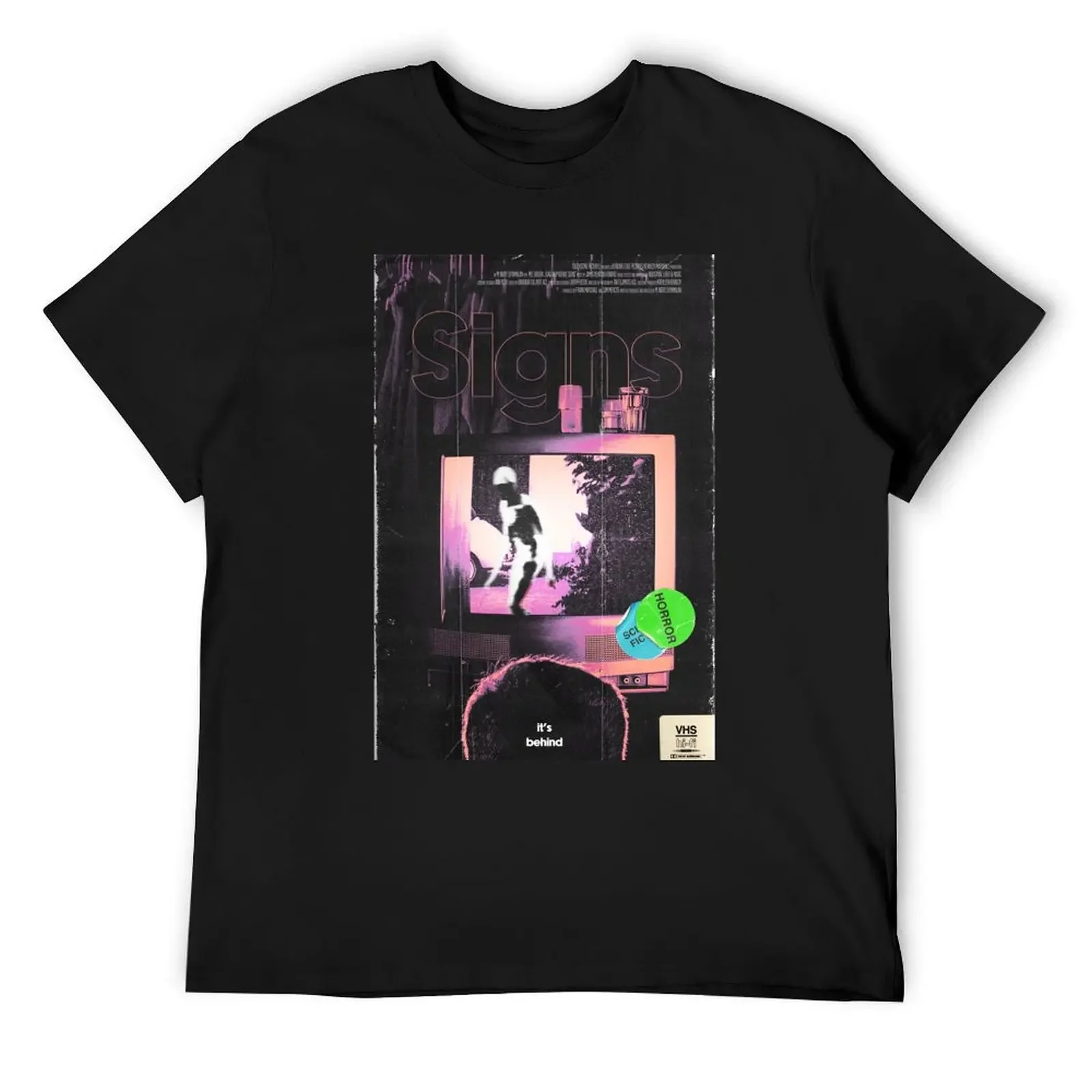 

Signs Movie Poster T-Shirt funny costumes anime shirt Man t-shirt plus size men clothing