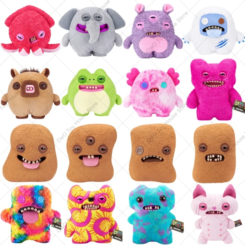 

Забавные плюшевые игрушки-монстры Fuggler с уродливыми зубами, плюшевые куклы Fugglers Chunky Fuggs Bigg Nuggets, мультяшные мягкие игрушки, подарки для детей