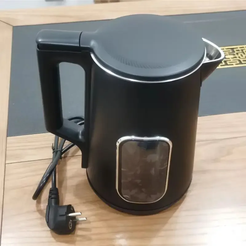 1.7L Digital Smart Electric Kettle with Temperature Controller Wireless Induction Heating V-notch Display Water Boiler for Tea