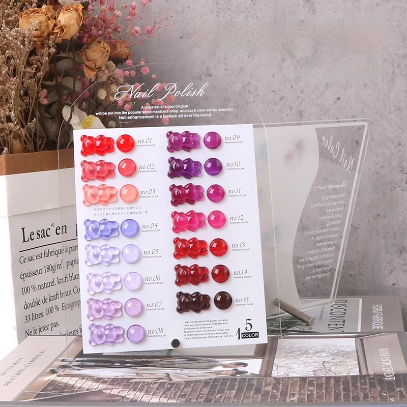 New Nail Display Board Nail Art Display Panel Nail Polish Chart DIY Nail Art Salon Acrylic Showing Shelf