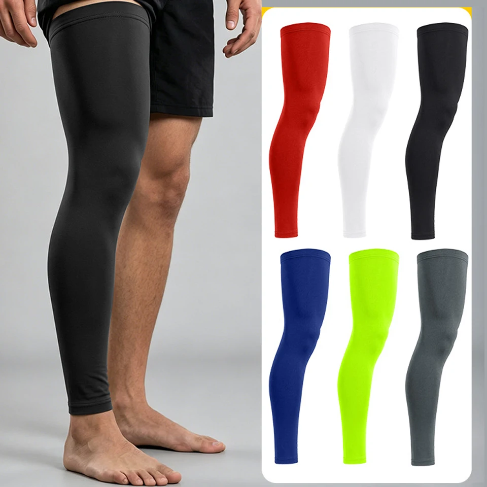 GTUBIKE 1PCS New Cycling Leg Men Women Compression Sleeves Outdoor Sports Leggings Running Basketball UV Protection