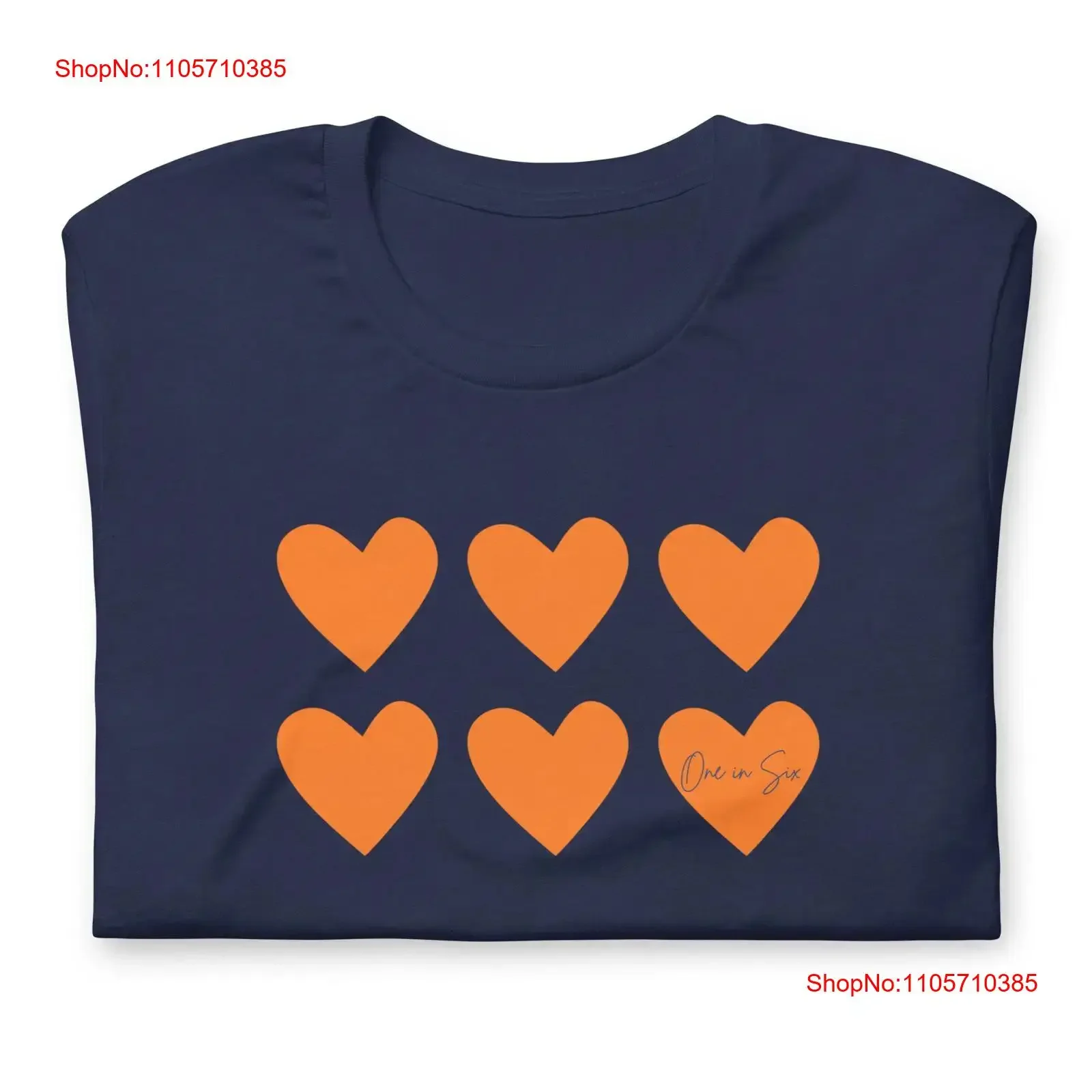 One In Six Infertility Awareness T Shirt Orange 1 6 IVF IUI Embryo Transfer Egg Retrieval NIAW vintage Washed Soft