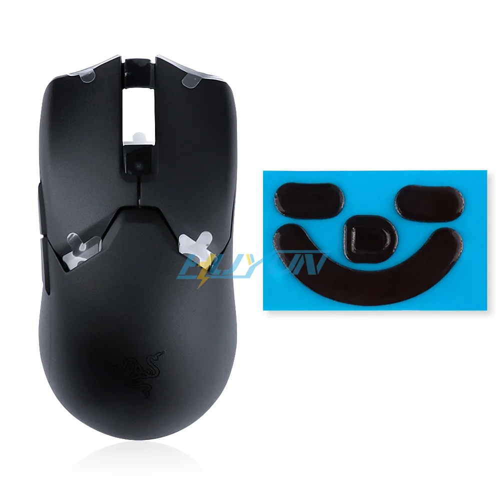 Mouse Full shell Bottom shell Top Shell Cover Roof for Raz.er Viper V2 Pro white-Black Wireless Mouse Scroll accessories