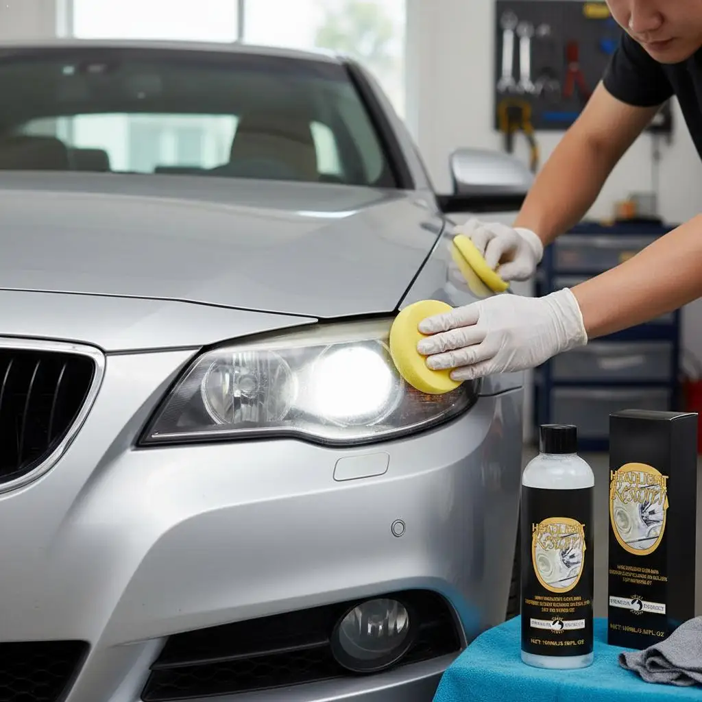 

Комплект для ремонта и полировки автомобильных фар Профессиональный ремонт фар Техническое обслуживание Ремонт фар Полировка