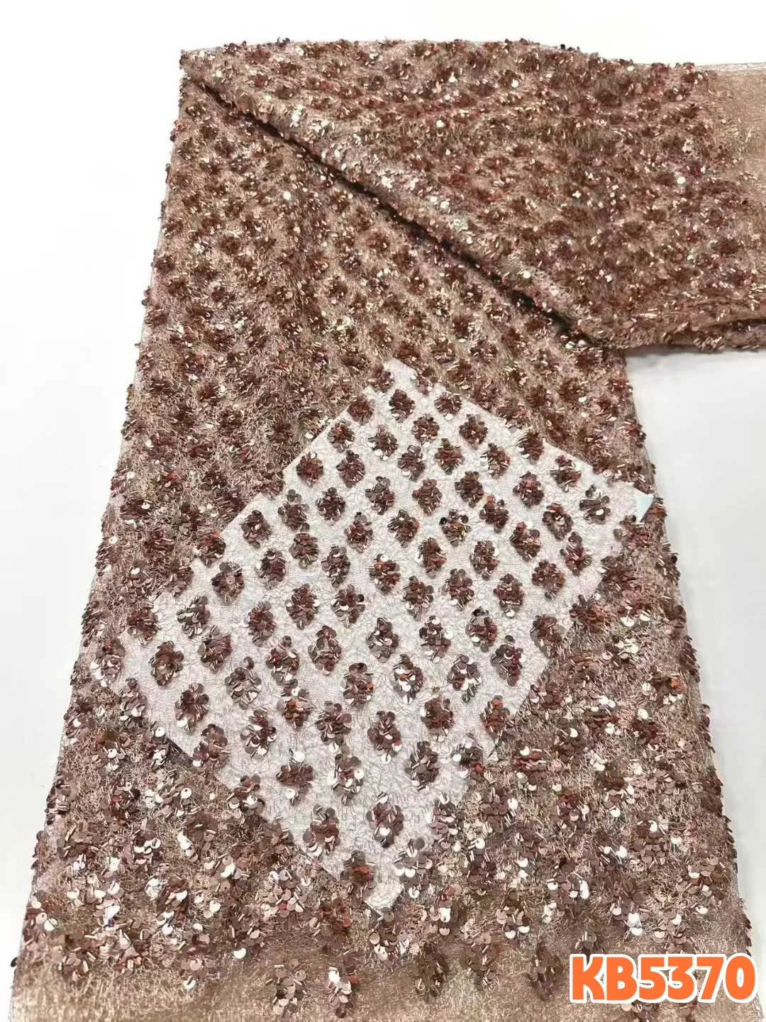 

Мятно-зеленая кружевная ткань с пайетками, африканская темно-синяя французская сетка с бисером и пайетками для свадебных и праздничных платьев, для шитья, KB5370