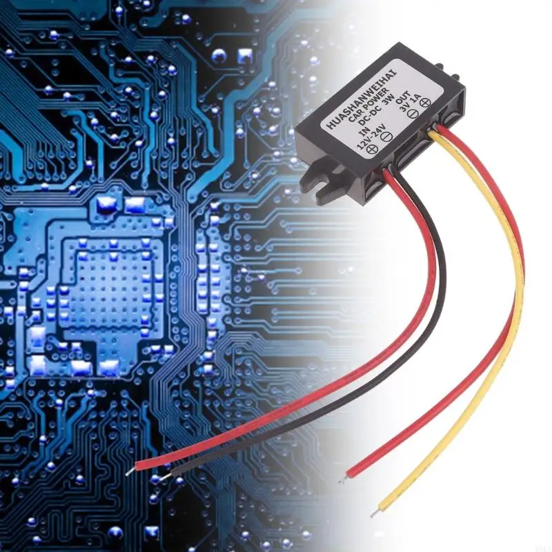 DC12-24V to 3V1A Step-down Power Supply Module Efficient Power Adapter Cable