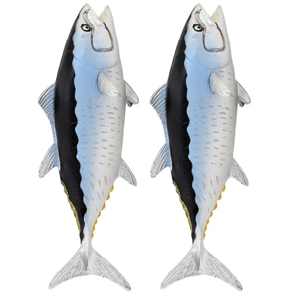 

2Pcs Exquisite Artificial Fish Statue Vivid Scene Enhancer for Childrens Creativity Development Desktop Landscape Fish