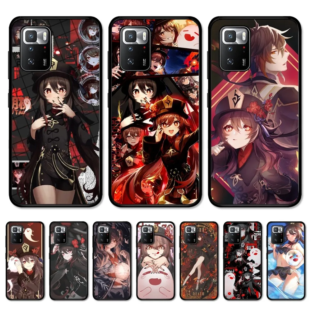 

Genshin Impact Hu Tao Phone Case For Redmi Note 4 X 5 A 6 7 8 T 9 9S 10 11 11S 11Epro Poco M3 Pro