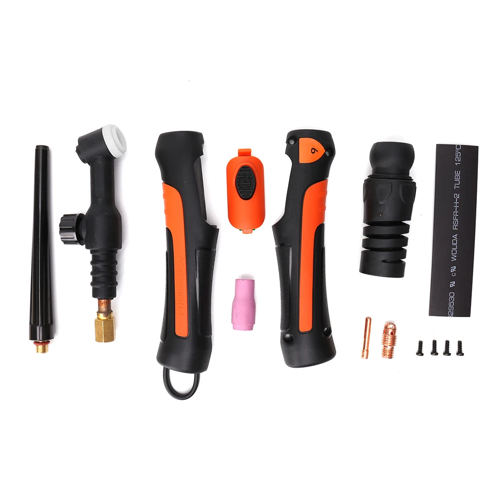 

2-120A Welding Torch Set Electrode Clamp Ceramic Nozzle Kit Professional Handheld Welder Accessories Replacing Parts