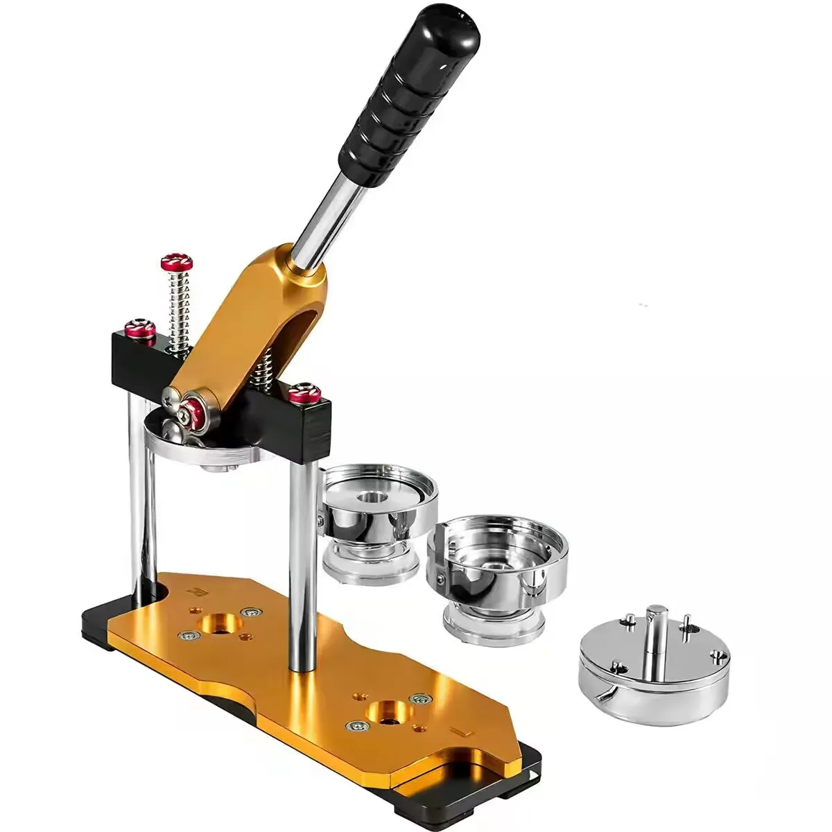 DIY Button Badge Maker 25/44/56/75MM Interchangeable Molds Punch Press Kit With Free Button Parts