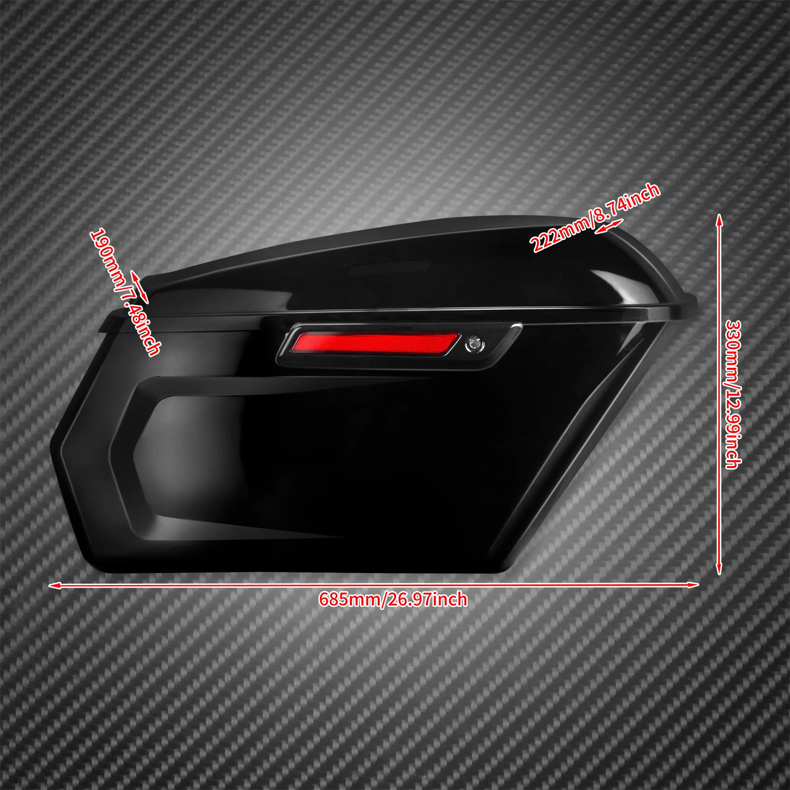 Motorfiets Zadeltassen Kofferbak Zijtassen Bagage Opslag Voor Harley Touring Road King Street Electra Glide 2014-2023 (Behalve CVO)