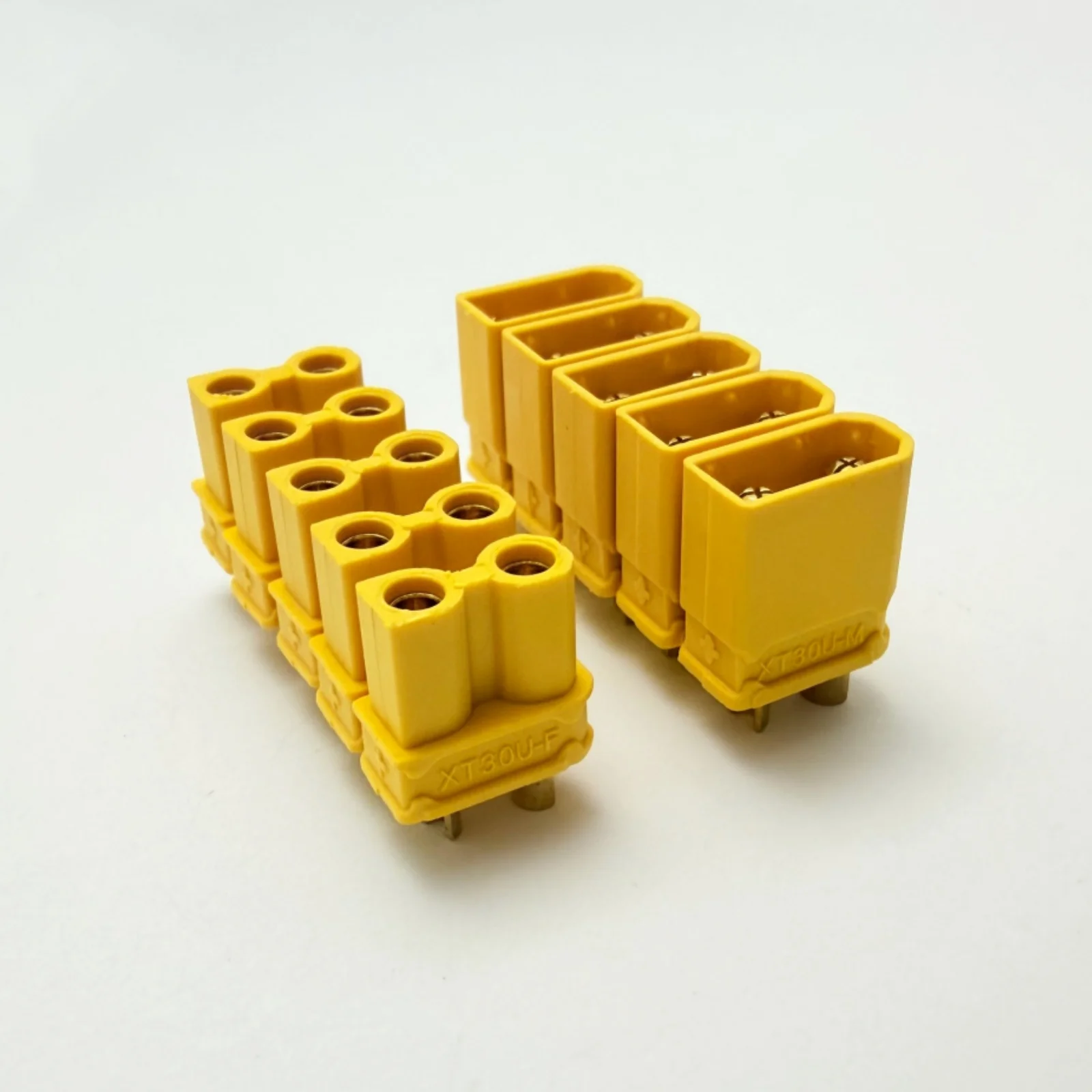 10Pcs XT30U XT30 Connector Male Female Bullet Banana Connectors Plug For RC FPV Lipo Battery RC Quadcopter ESC