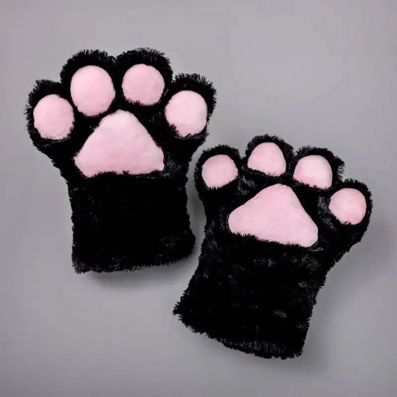 

Cosplay Costumes Cute And Adorable Plush Cosplay Performance Props Cat Paw Cat Claw Gloves Animal Head Halloween Glaw