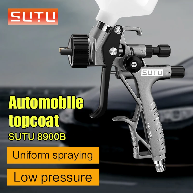 HVLP 89001.3/1.4/1.7/1.8/2.0/2.5 Diameter High Atomized Spray Gun Uniform Fine Car Repair