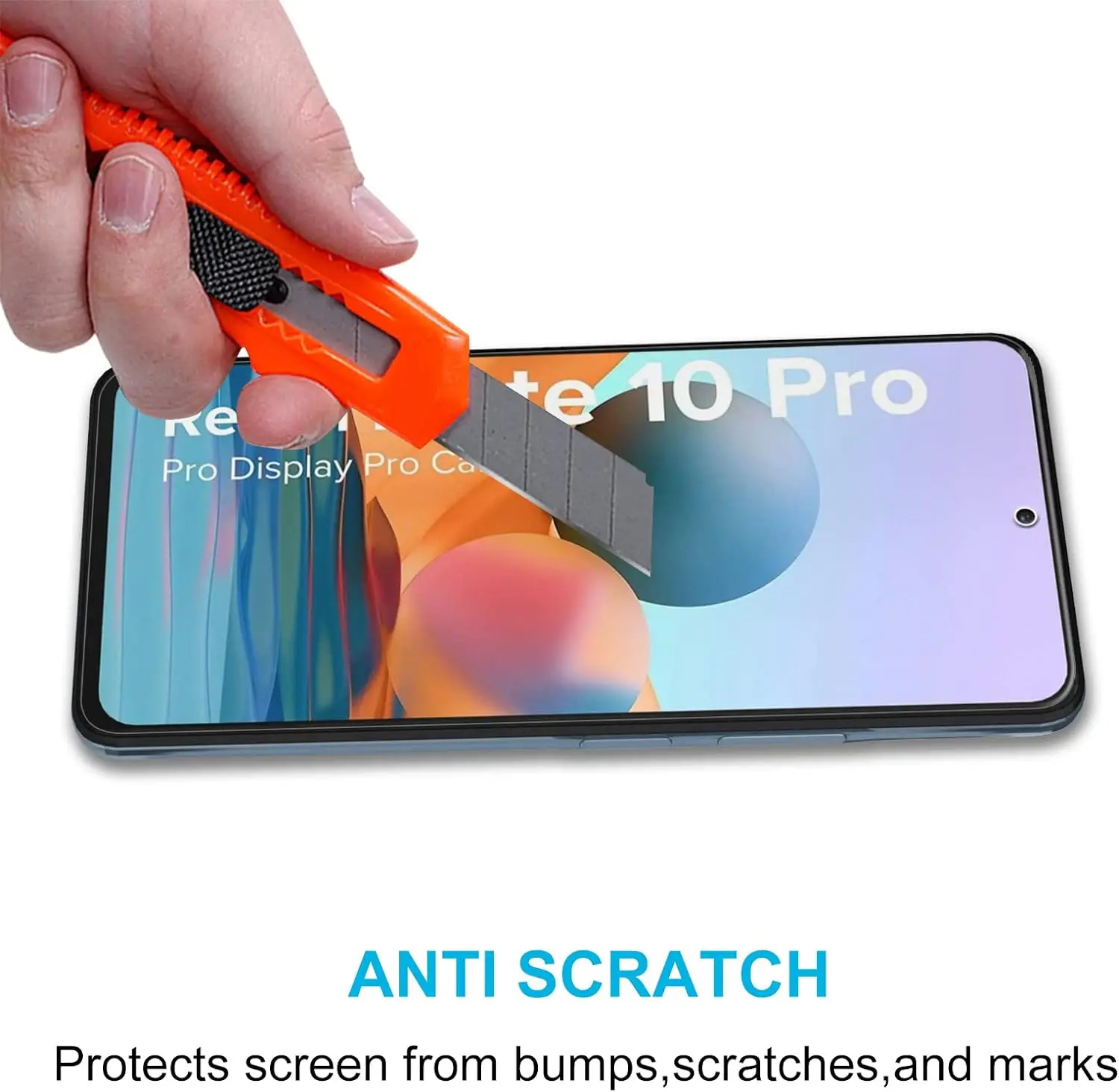 Vidrio Protector de pantalla para Xiaomi Redmi Note 10 Pro, película de vidrio templado HD, 2/4 Uds.