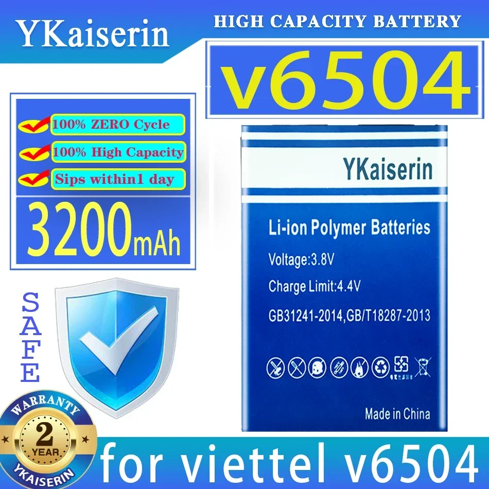 

Аккумулятор ykaisin 3200 мАч для viettel v6504
