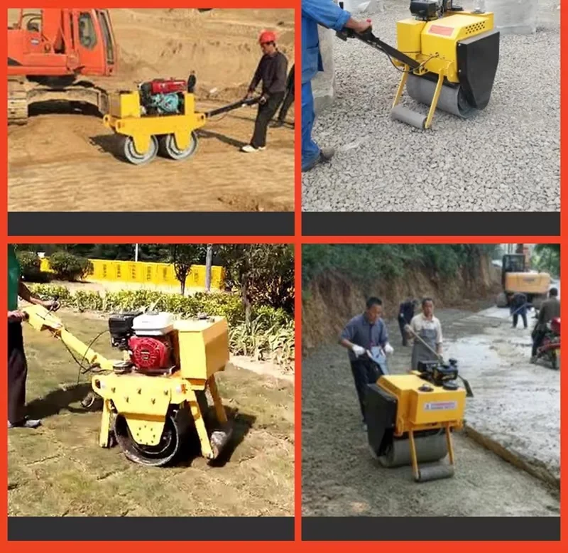 China Vibration New Full Hydraulic Double Drum Vibratory Road Roller Machine Price