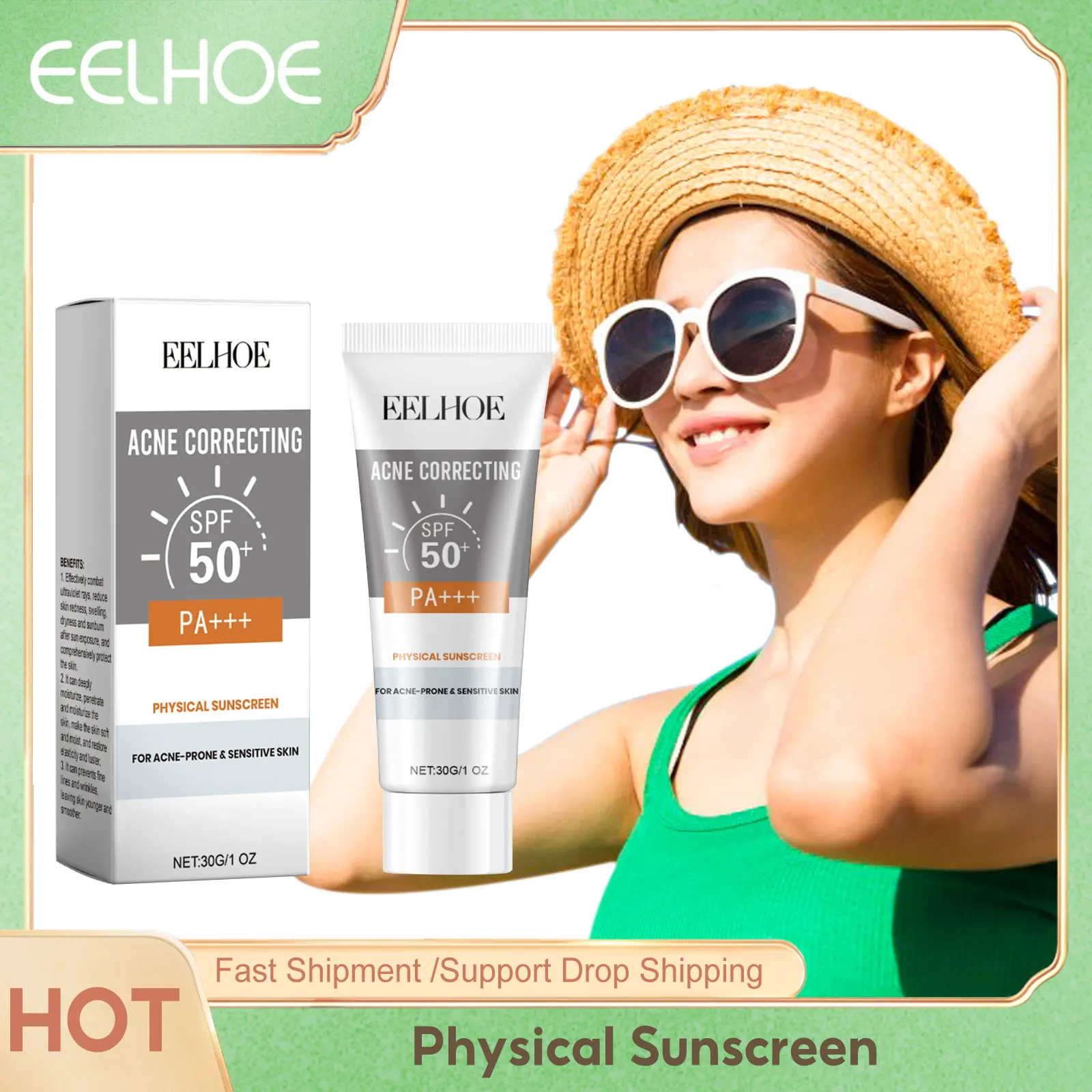 Niacinamide Sun Cream Original Oil Control Anti Sunburn Repair Skin Redness Lightweight Moisturizing Sun Block Sunscreen Lotion