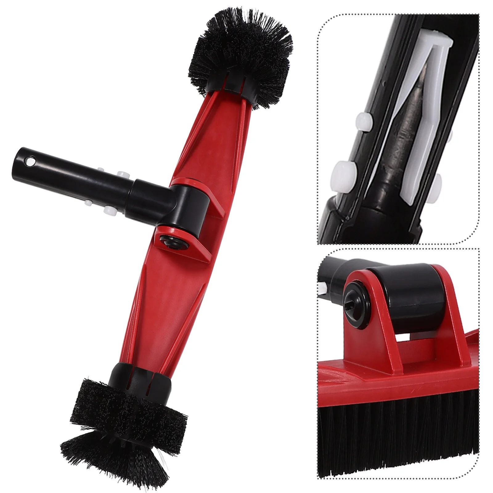 

Wall Brush Pool Cleaning Tool Scrub Swimming Tile Scrubber Wire for Walls Algae Head Inflatable