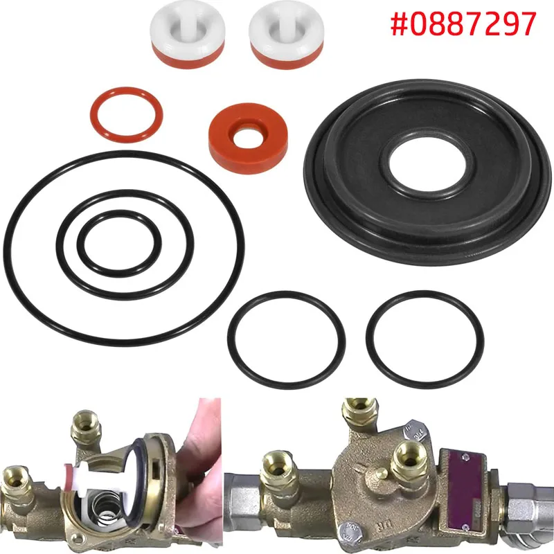 0887297 Complete Rubber Kit For Watts 1/4