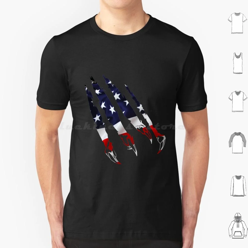 

Футболка с американским флагом, хлопковая крутая футболка 6xl, американский флаг, скретч