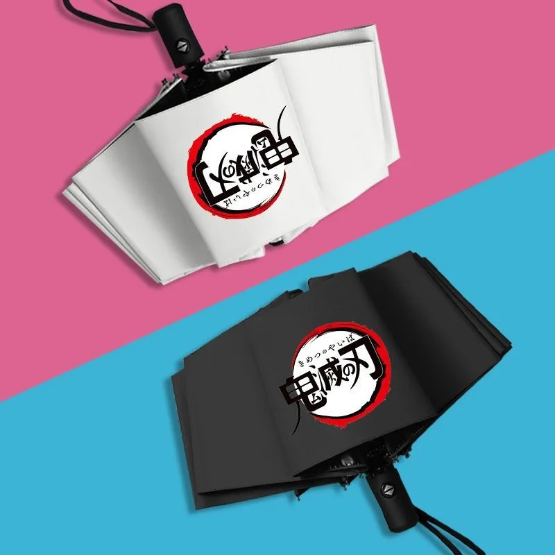 Истребитель демонов,Черно-белый, Kimetsu no Yaiba, Demon Slayer, аниме, ветрозащитный, анти-УФ, автоматический компактный зонт от дождя для женщин и мужчин Истребитель демонов,Черно-белый, Kimetsu no Yaiba, Demon Slayer, аниме, ветрозащитный, анти-УФ, автоматический компактный зонт от дождя для женщин и мужчин