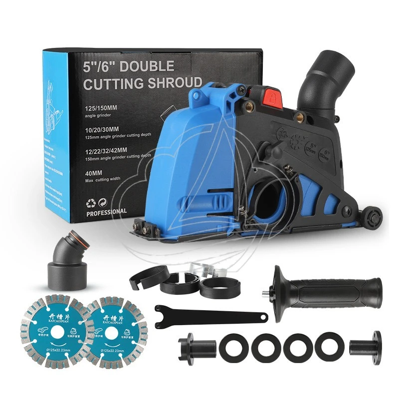 2025 Slotting Machine Angle Grinder Dust Cover Dust Cover Dust-Free Operation Can Be Connected To A Vacuum Cleaner
