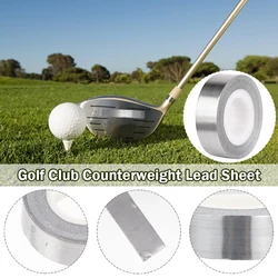 Self Adhesive Golf Clubs Lead Tapes Roll Tennis Racket Badminton Lead Weight Golf Accessories Counterweight Lead Sheet