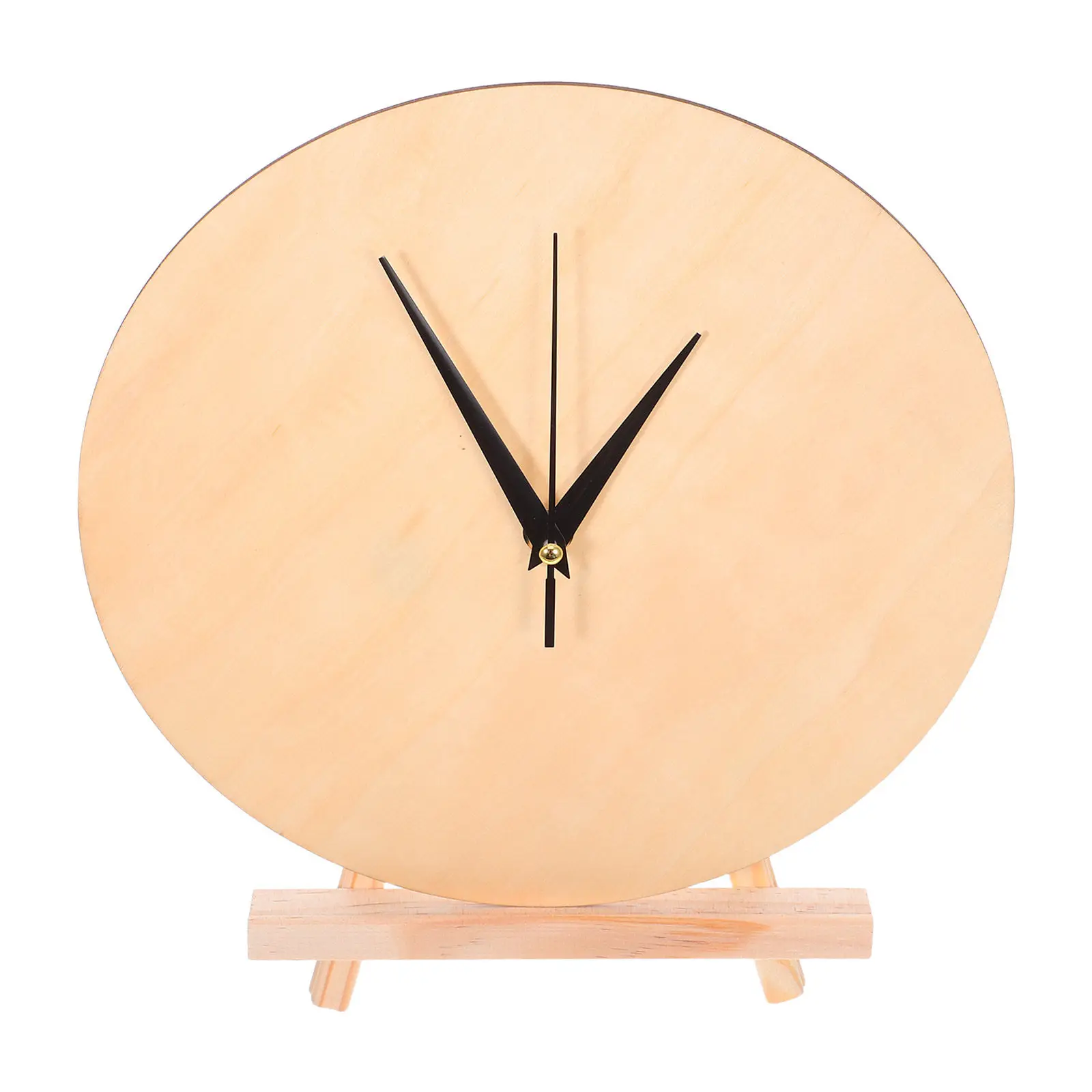 Blank Wood Clock 25Cm Round Wooden Dial Replacement DIY Clock Face for Painting Crafts Wall Decor for Living Room Bedroom Office
